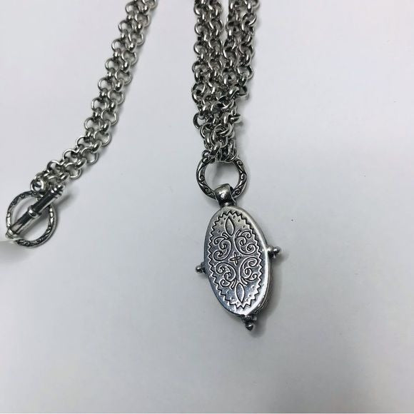 *NEW* BRIGHTON Silver Gold Charm Chain Necklace