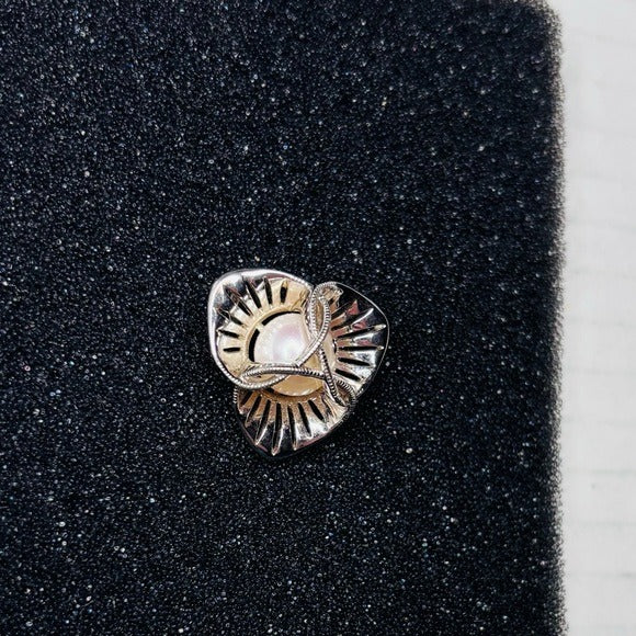 ANNE GEDDES Cultured White Pearl .925 Sterling Silver Pendant