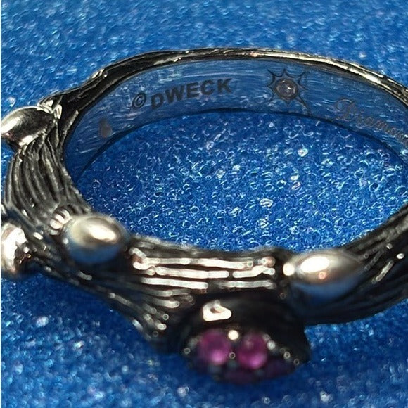 STEPHEN DWECK DIAMONDS Sterling Silver Branch Ring Size 7