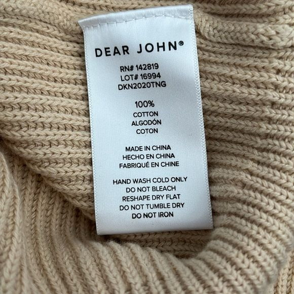 *NEW* DEAR JOHN Sydney Color Block Sweater Size L