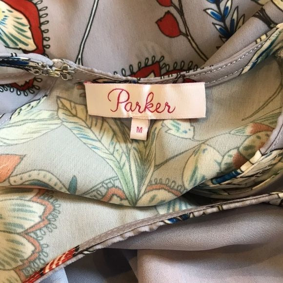 PARKER Violet Garden Mini Dress Size M