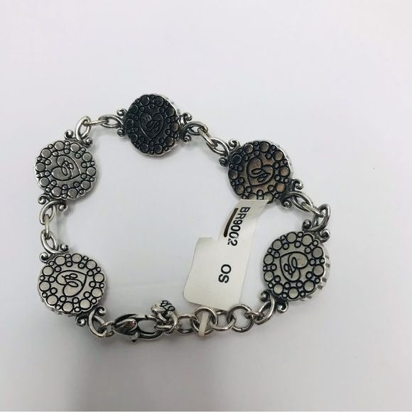 *NEW* BRIGHTON Silver Pink Flower Bracelet