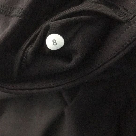 LULULEMON Breathe Easy Black Crop Leggings Size 8
