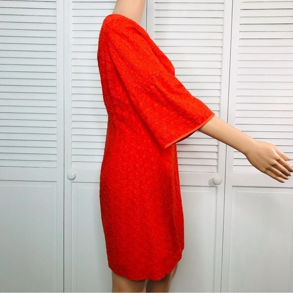 NANETTE LEPORE Red Poppy Gypsy Dress Size 8