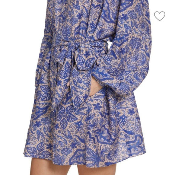 CHUFY Pia Silk Blend Shirtdress Size XS
