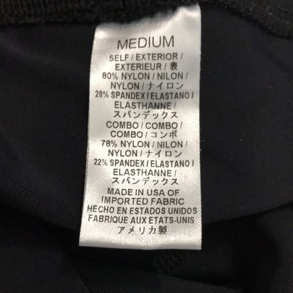 MARA HOFFMAN Black Leggings Size M
