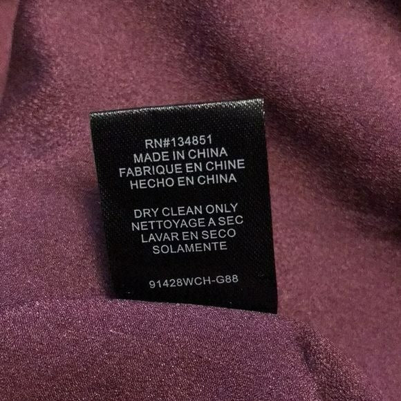 *NEW* WAYF The Angelina Slit Wrap Purple Gown Size S