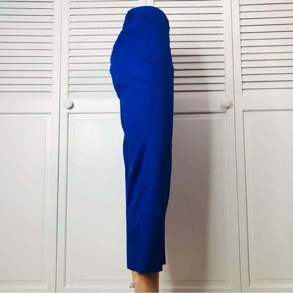 *NEW* NEW YORK & COMPANY Royal Blue Straight Crop Pants Size 10