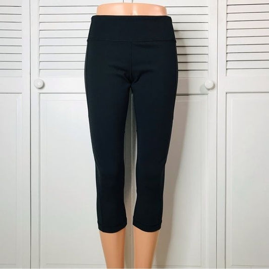 LULULEMON Breathe Easy Black Crop Leggings Size 8