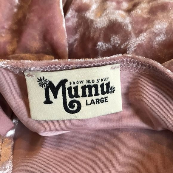 *NEW* SHOW ME YOUR MUMU Pink Tiffany Slip Mini Dress Size L