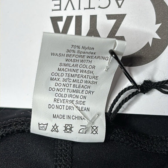 *New* ZYIA Black Cuffed Mirage Mid-Rise 7/8 24" Size 14-16