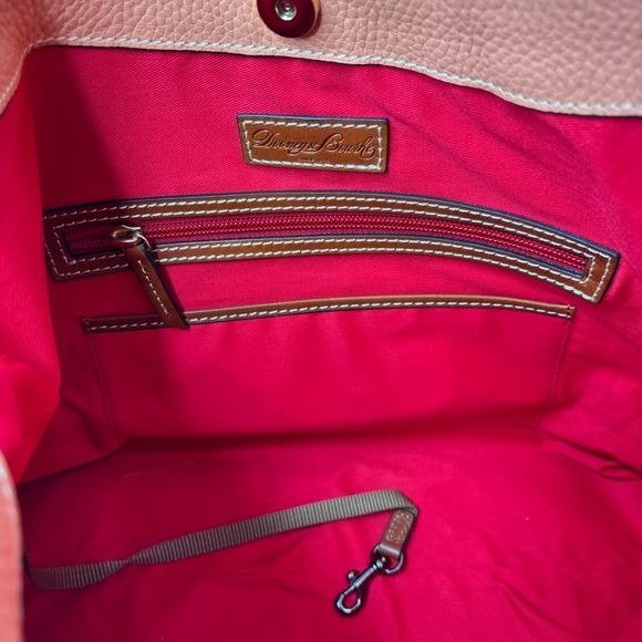 *NEW* DOONEY & BOURKE Pebble Grain Apricot Cooper Hobo Shoulder Bag