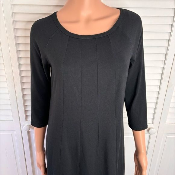 J. Jill Black Stylish Multiseamed Dress Size Small