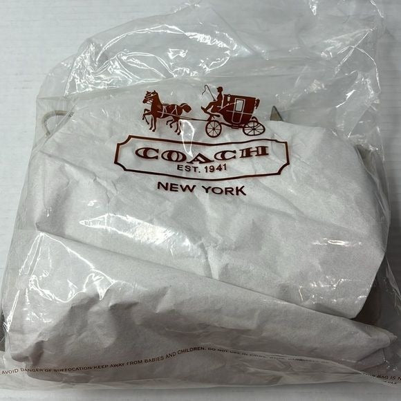 *NEW* COACH Poppy Sand Leather Little Gem Crossbody Bag