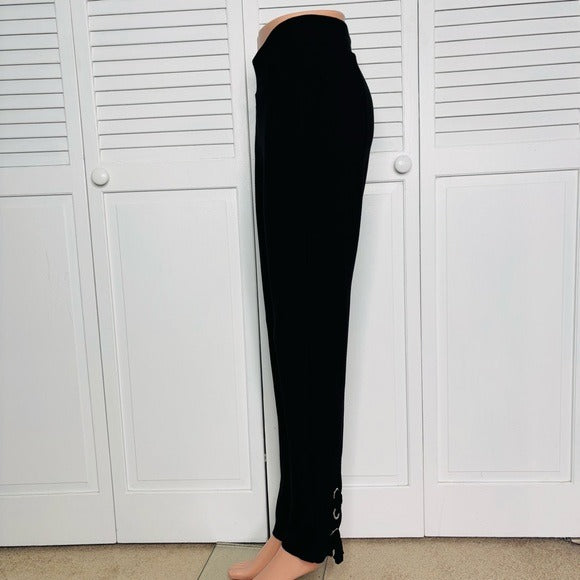 PATRIZIA LUCA MILANO Black Pants Size Medium