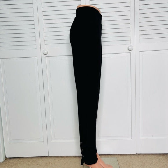 PATRIZIA LUCA MILANO Black Pants Size Medium
