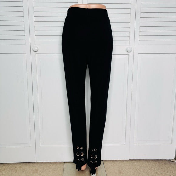 PATRIZIA LUCA MILANO Black Pants Size Medium