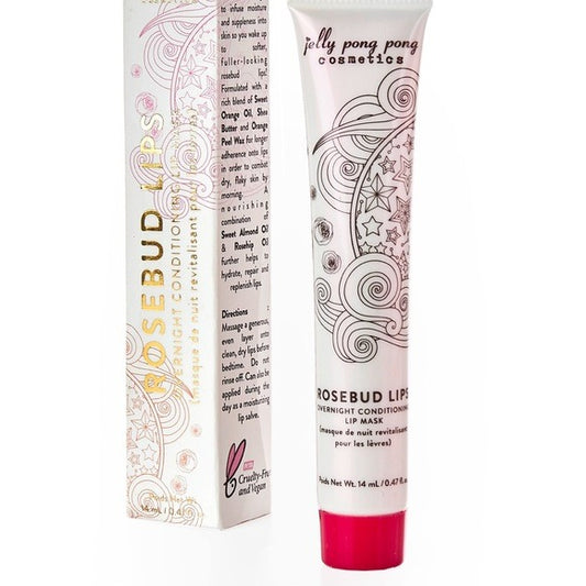 *New* JELLY PONG PONG Rosebud Lips Overnight Conditioning Lip Mask