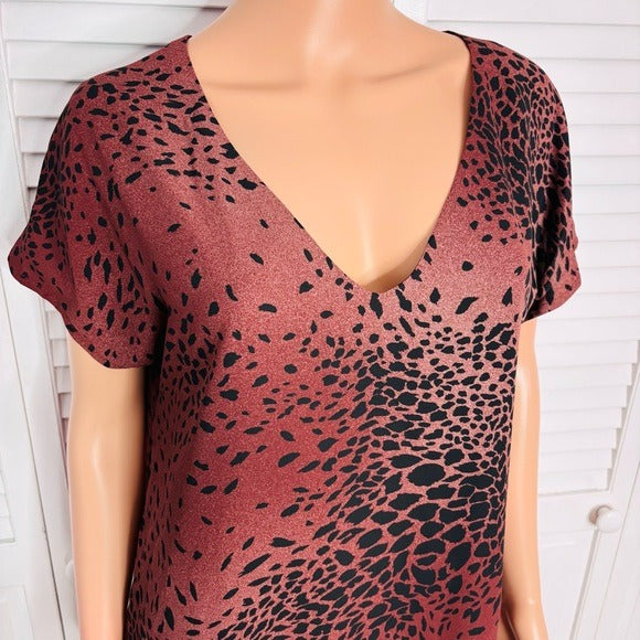 BUDDY LOVE Baker Leopard Print Mini Dress Size XS