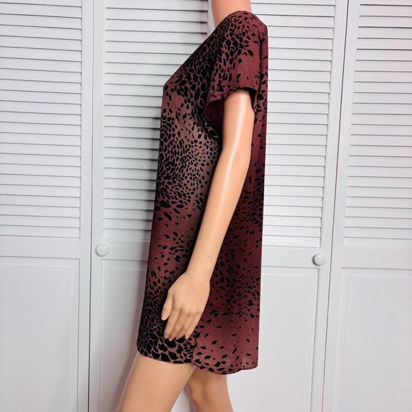BUDDY LOVE Baker Leopard Print Mini Dress Size XS