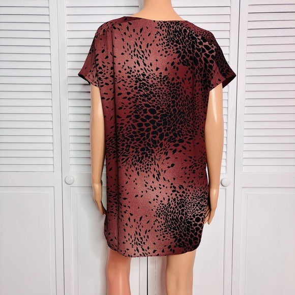 BUDDY LOVE Baker Leopard Print Mini Dress Size XS