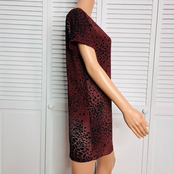 BUDDY LOVE Baker Leopard Print Mini Dress Size XS