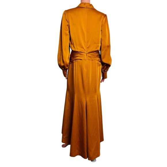 THEIA Darlene Long Sleeve Gown Size 10