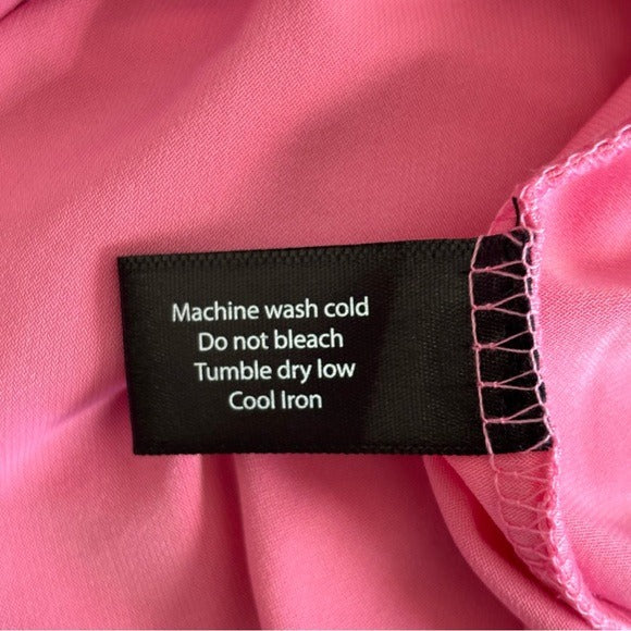 New BOSTON PROPER Scoopneck Blouson Slit Midi Dress in Sachet Pink Size Medium