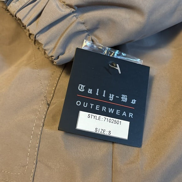 *New* TALLY HO Tan Coat Size Small