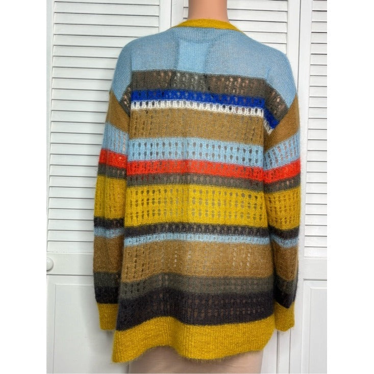 Rag & Bone Nassau Striped Oversized Cardigan Size Large