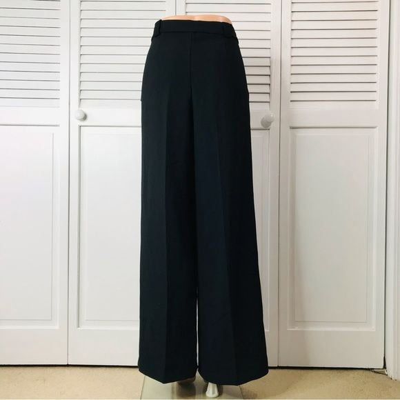 *New* VINCE CAMUTO Daybreak F1 Black High Waist Wide Leg Pants Size 4