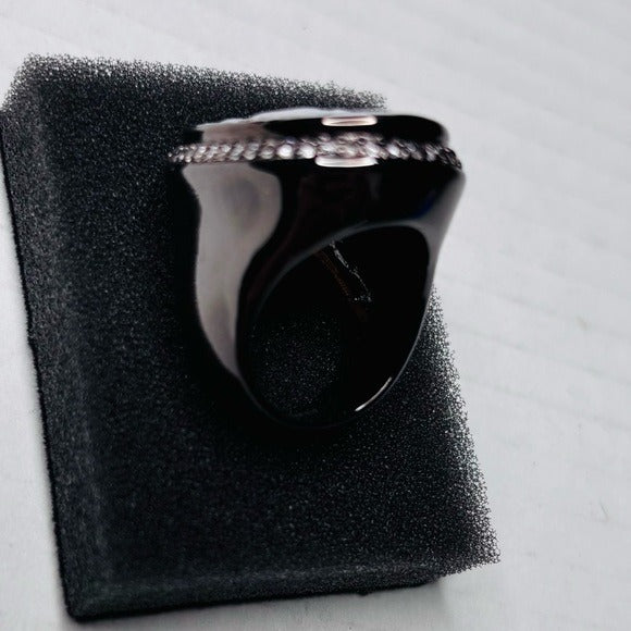 AMEDEO Monkeydeo 25mm Shell Cameo Ring Size 7