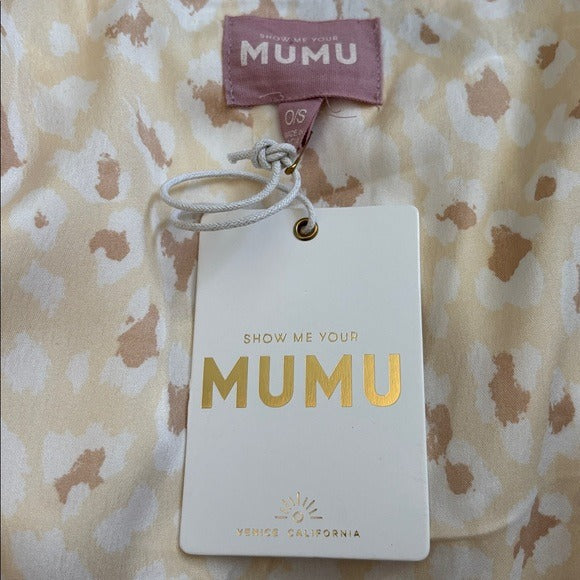 New SHOW ME YOUR MUMU The Harlow Robe in Animal Print