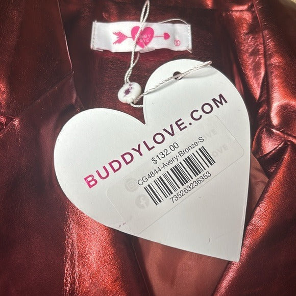 *New* BUDDY LOVE Avery Oversized Blazer in Bronze Size Small