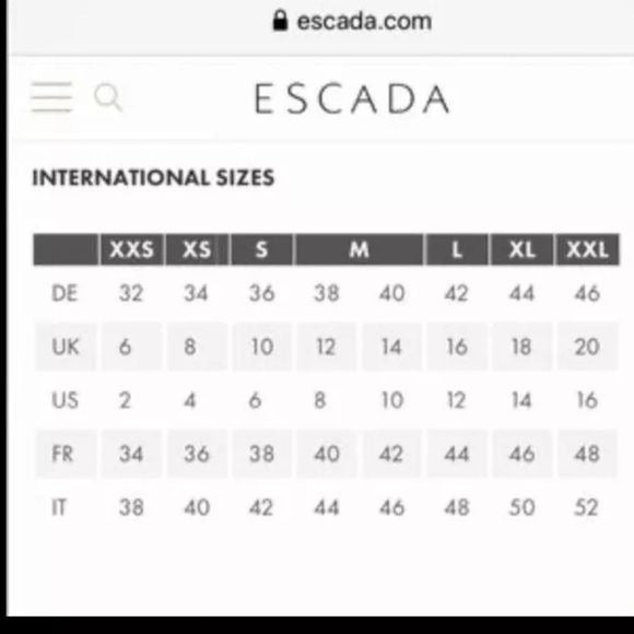 ESCADA Navy Blue Textured Two Piece Size 4