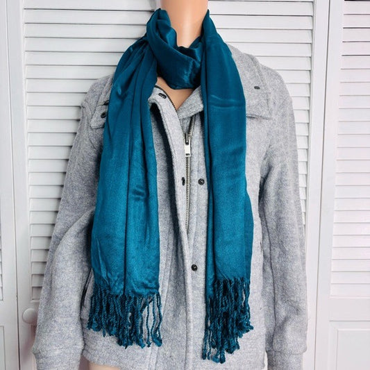 INC INTERNATIONAL CONCEPTS Elegant Teal Scarf