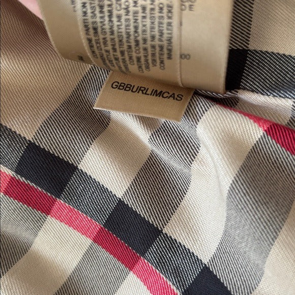 BURBERRY The Sandringham Short Trench Coat Size 4