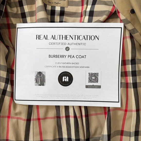 BURBERRY The Sandringham Short Trench Coat Size 4