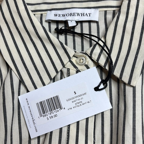 *New* WEWOREWHAT Sleeveless Popover Shirt Size Small