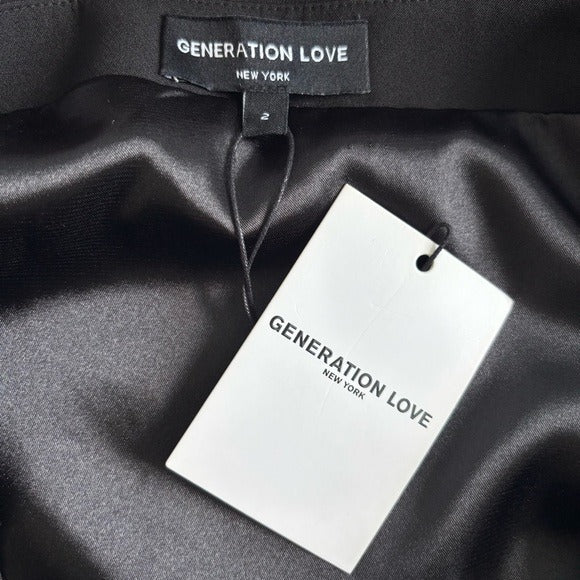 New GENERATION LOVE The Riverlane Finn Crystal Mini Skirt Size 2