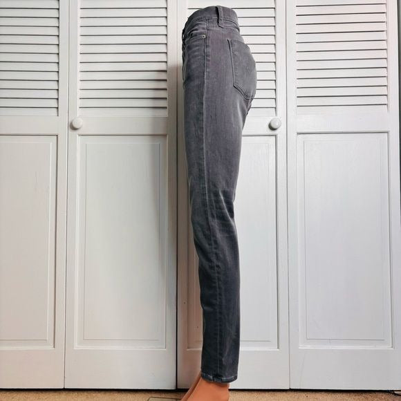 HUDSON Nico Midrise Super Skinny Gray Jeans Size 31