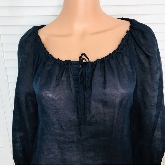 BANANA REPUBLIC Navy Blue Lightweight Blouse Size XS