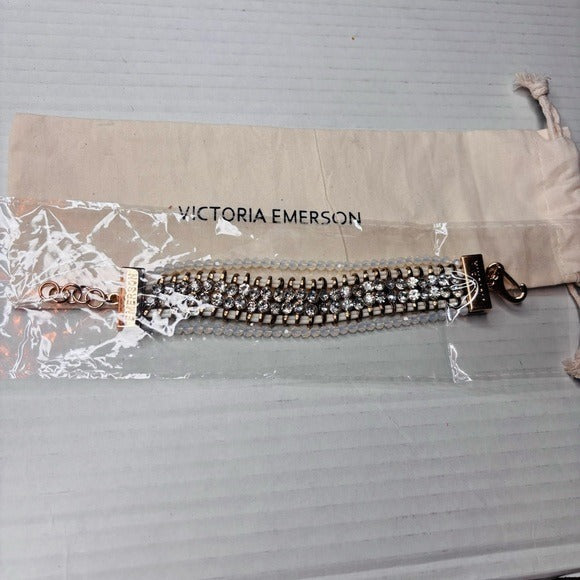 *New* VICTORIA EMERSON Layered Beaded Bracelet