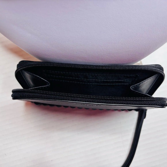 *New* COACH Legacy Black Studded Leather Wristlet