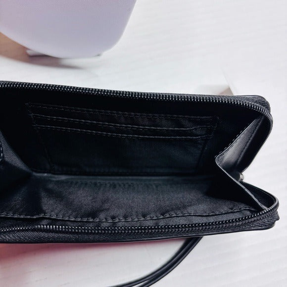 *New* COACH Legacy Black Studded Leather Wristlet