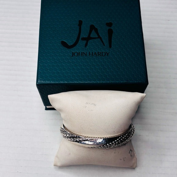 JAI John Hardy Master Artisan Sterling Silver 10mm Cuff