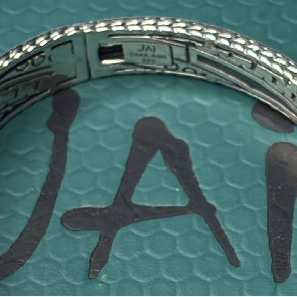 JAI John Hardy Master Artisan Sterling Silver 10mm Cuff