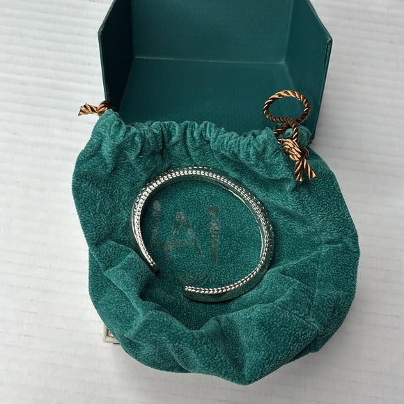 JAI John Hardy Master Artisan Sterling Silver 10mm Cuff