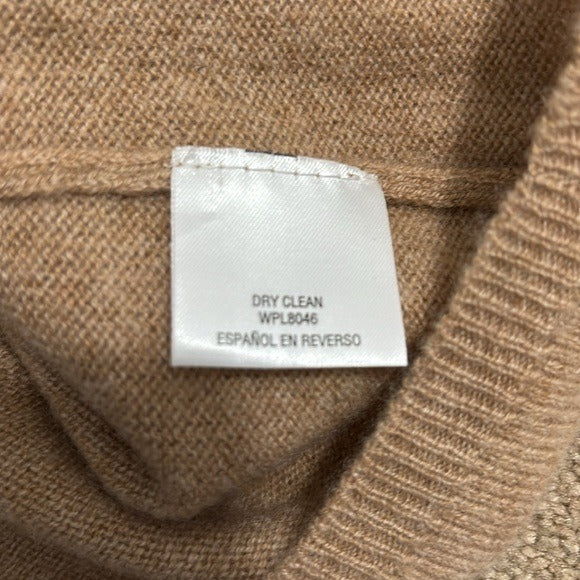 CHARTER CLUB Cashmere Luxury Sweater in Tan Size Small