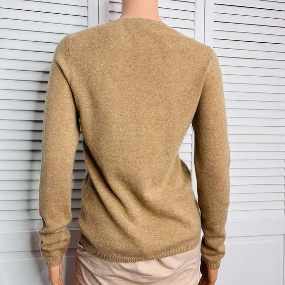 CHARTER CLUB Cashmere Luxury Sweater in Tan Size Small